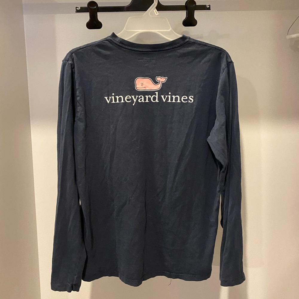 Navy blue vineyard vines long sleeve